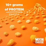 Moon Cheese varias bolsas empacadas listas para llevar y conservar frescura