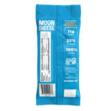 Moon Cheese etiqueta nutricional visible para información de proteínas