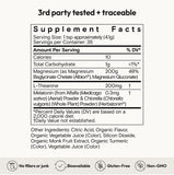 Moon Juice primer plano del polvo para mostrar textura y disolución rápida