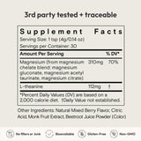 Moon Juice cucharita con polvo berry listo para medir y disolver rápidamente