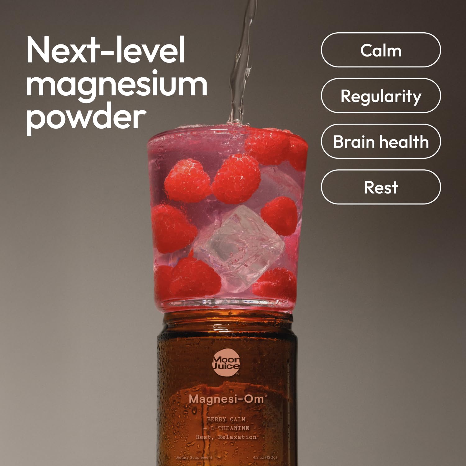 Moon Juice etiqueta de ingredientes, transparencia y trazabilidad visible