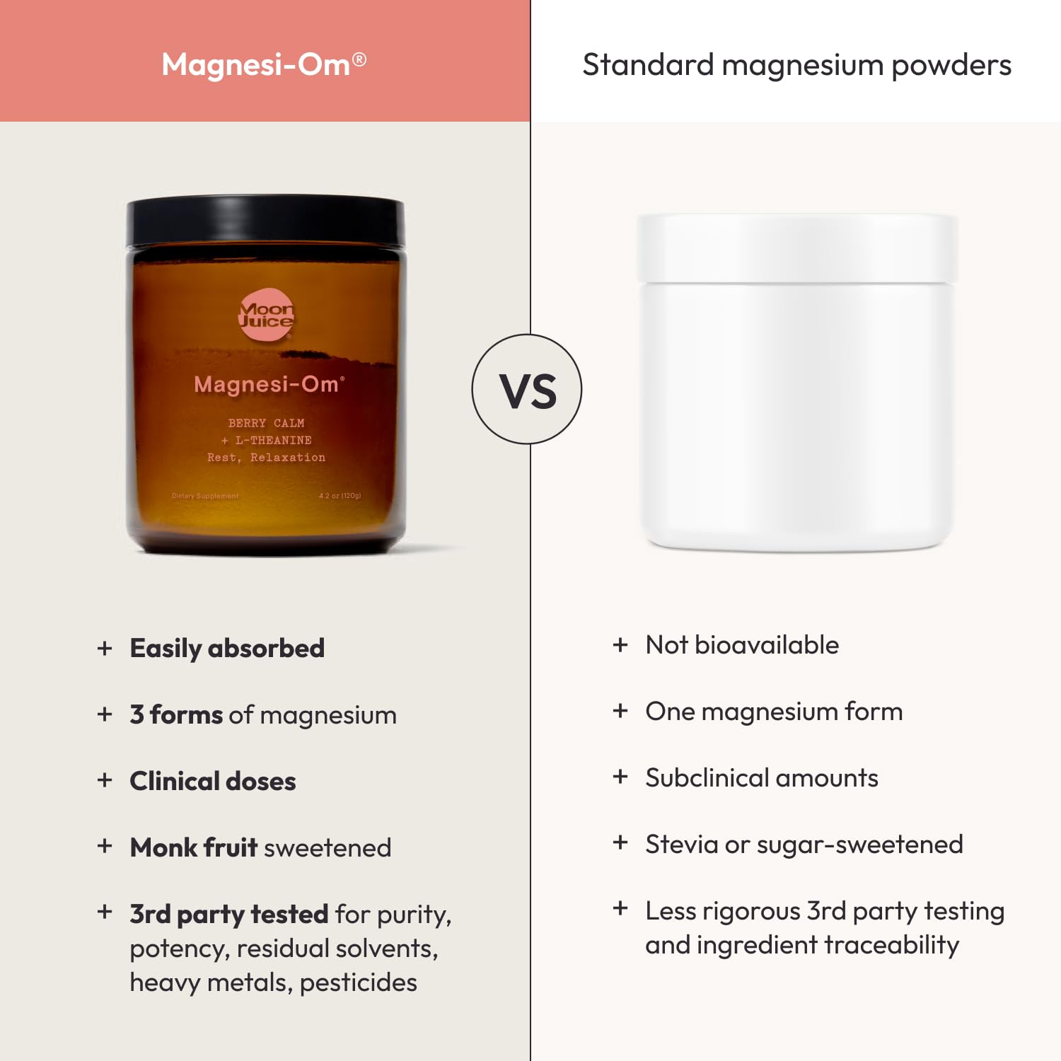 Moon Juice stick junto a regla para comparar tamaño y dosificación fácil