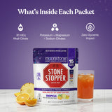 Moonstone ingredientes destacados con citratos para apoyar salud renal