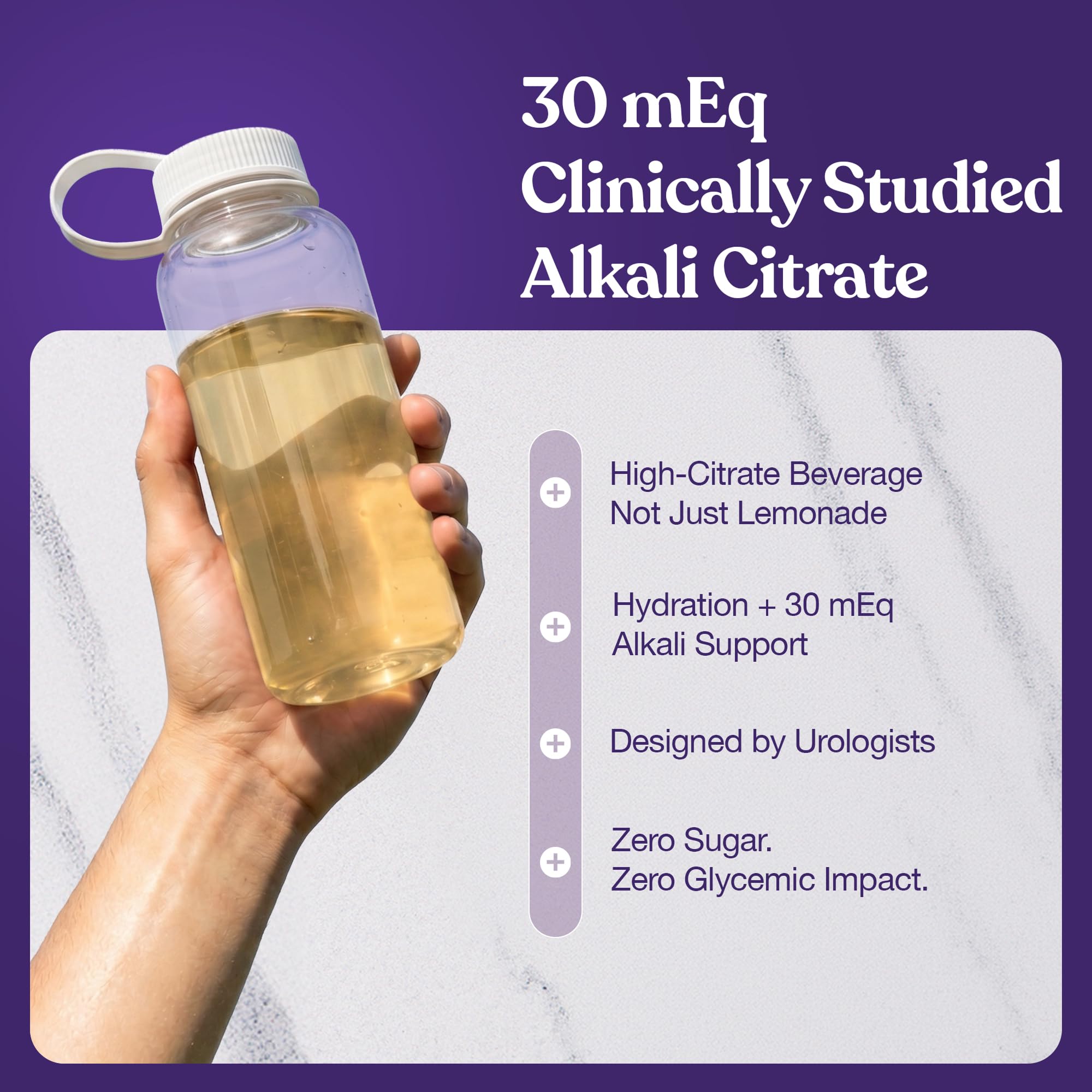 Moonstone Stone Stopper etiqueta nutricional y lista de citratos para información clara