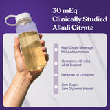 Moonstone Stone Stopper etiqueta nutricional y lista de citratos para información clara