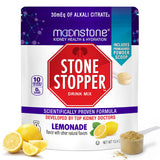Moonstone Stone Stopper frente del empaque mostrando diseño y duración de 30 días