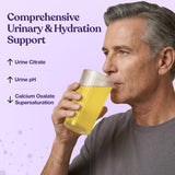 Moonstone Stone Stopper vaso con limonada preparado mostrando hidratación fácil y sabor