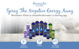 Moonwater Elixirs etiqueta con ingredientes y beneficios olfativos claros