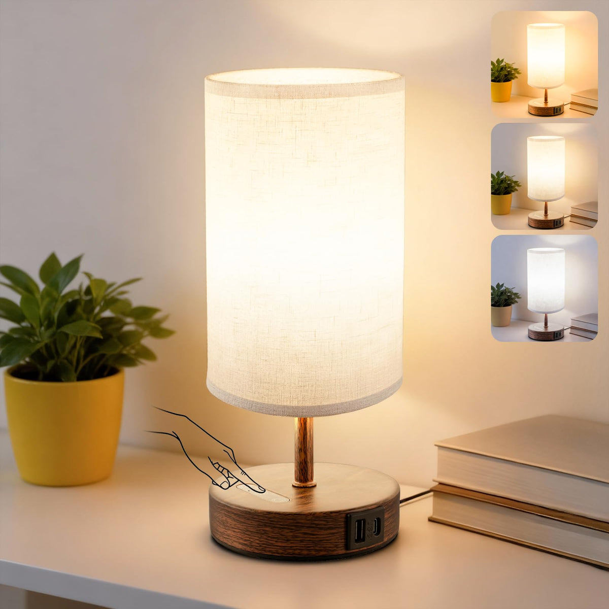 Moragin vista frontal de la lámpara mostrando iluminación 360 grados y estética