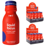 More Labs botella frontal mostrando el diseño y conveniencia para llevar