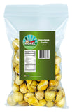 Morel Distribution Company ajo japonés empaque frontal muestra cantidades y frescura