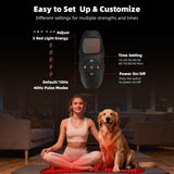 Morespond controlador iluminado con ajustes de tiempo e intensidad para personalizar sesiones