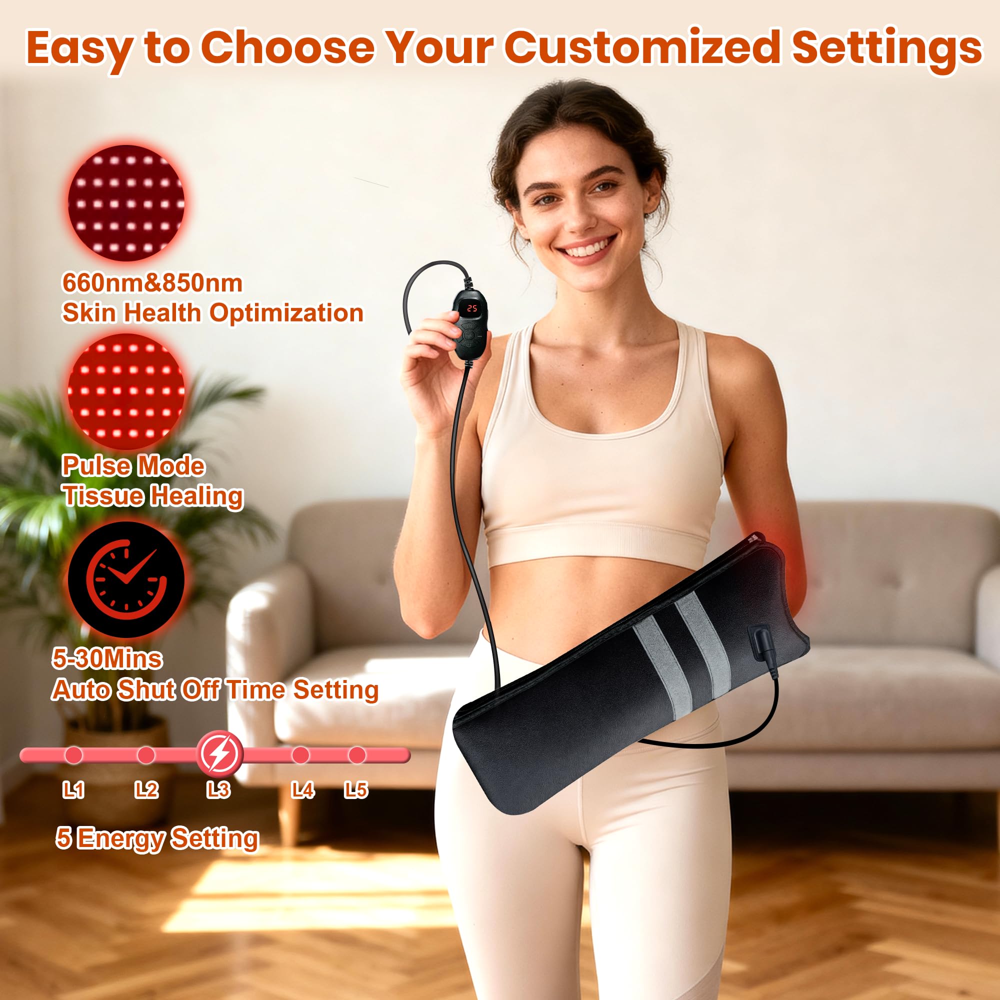 Morespond controlador con botones de modos y temporizador para personalizar sesiones