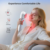 Morfone primer plano de los LEDs 660nm y 808nm que muestra la doble longitud de onda efectiva