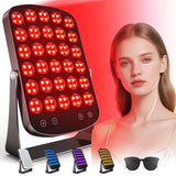 Morfone panel frontal mostrando LEDs y diseño portátil para tratamientos precisos