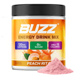Morning Buzz en bolsa de gimnasio con atleta, pre entreno práctico y sin azúcar