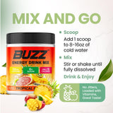 Morning Buzz en bolsa de gimnasio mostrando uso pre entreno y conveniencia deportiva