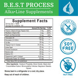 Morter HealthSystem alka•pan ingredientes sobre mesa, demuestra componentes naturales