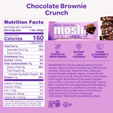 MOSH ingredientes clave como almendra, lino y omega-3 en primer plano