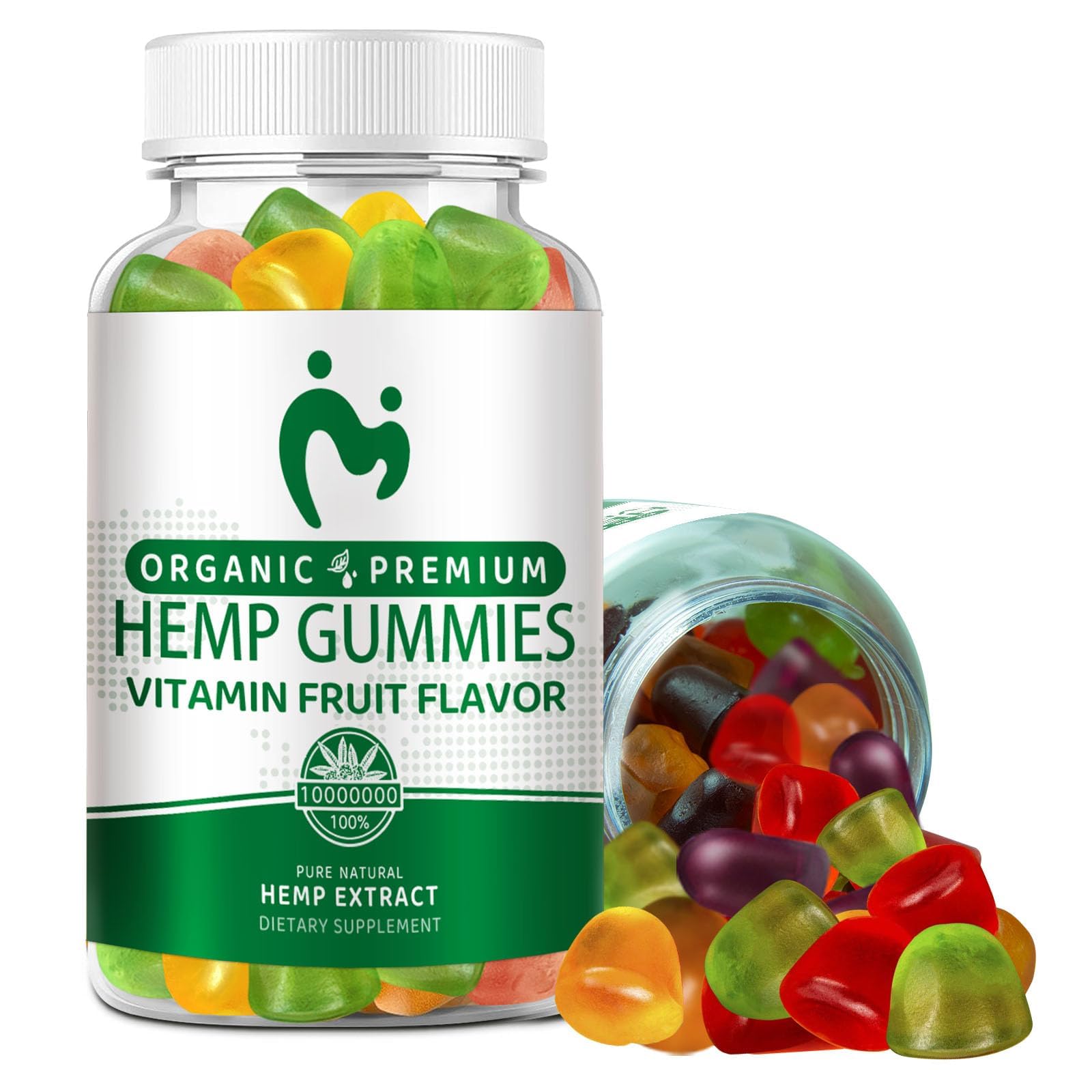 MOSRAY envase frontal de gomitas alta potencia, presenta confianza y conveniencia