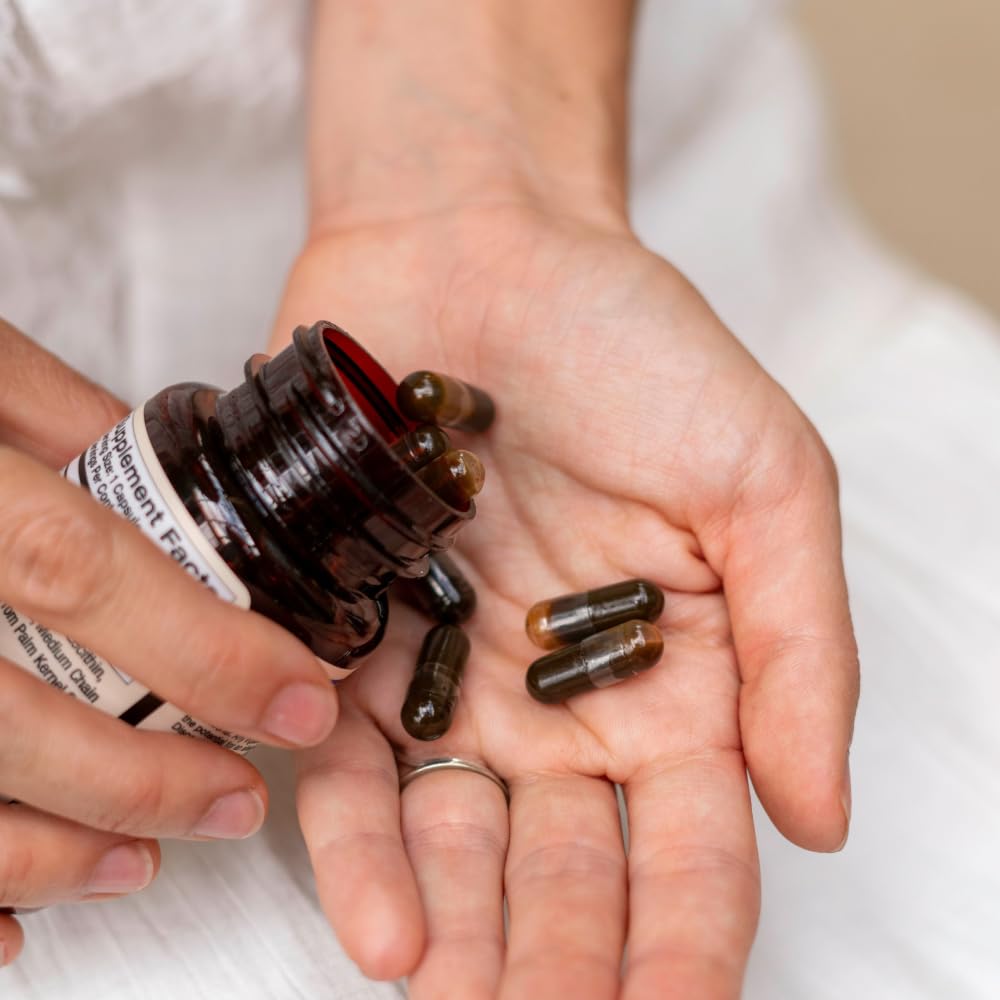 Motherlove moringa comparación de tamaño con objeto, tamaño de cápsula y portabilidad