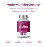 Mother's Promise etiqueta con ingredientes y certificaciones para confianza