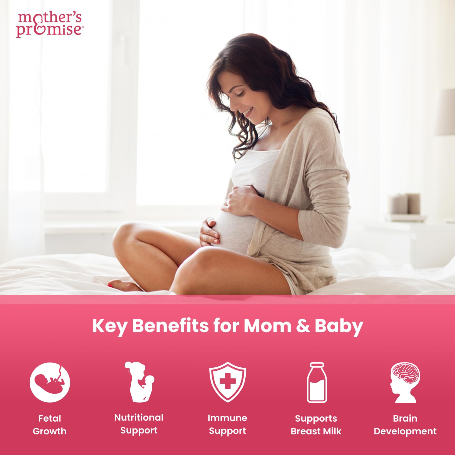 Mother's Promise ingredientes orgánicos destacados que aportan nutrientes clave