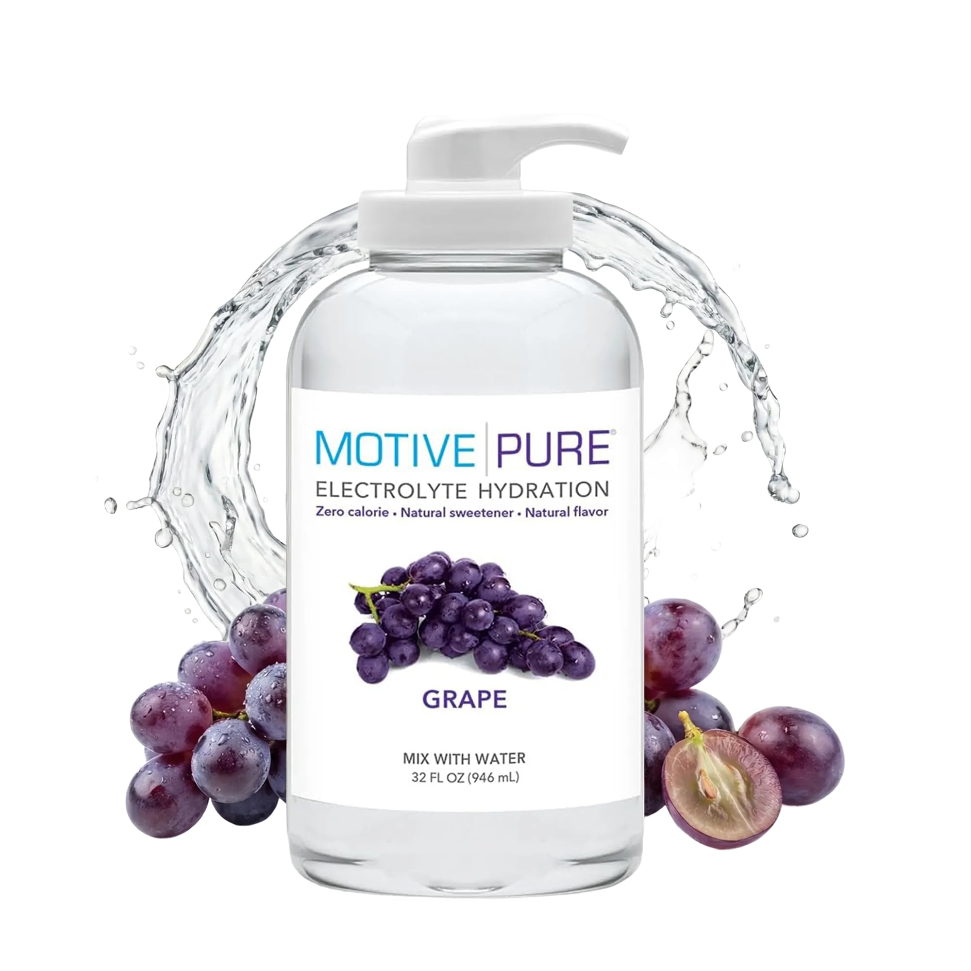 MOTIVE PURE escena lifestyle en gimnasio y oficina para hidratación diaria
