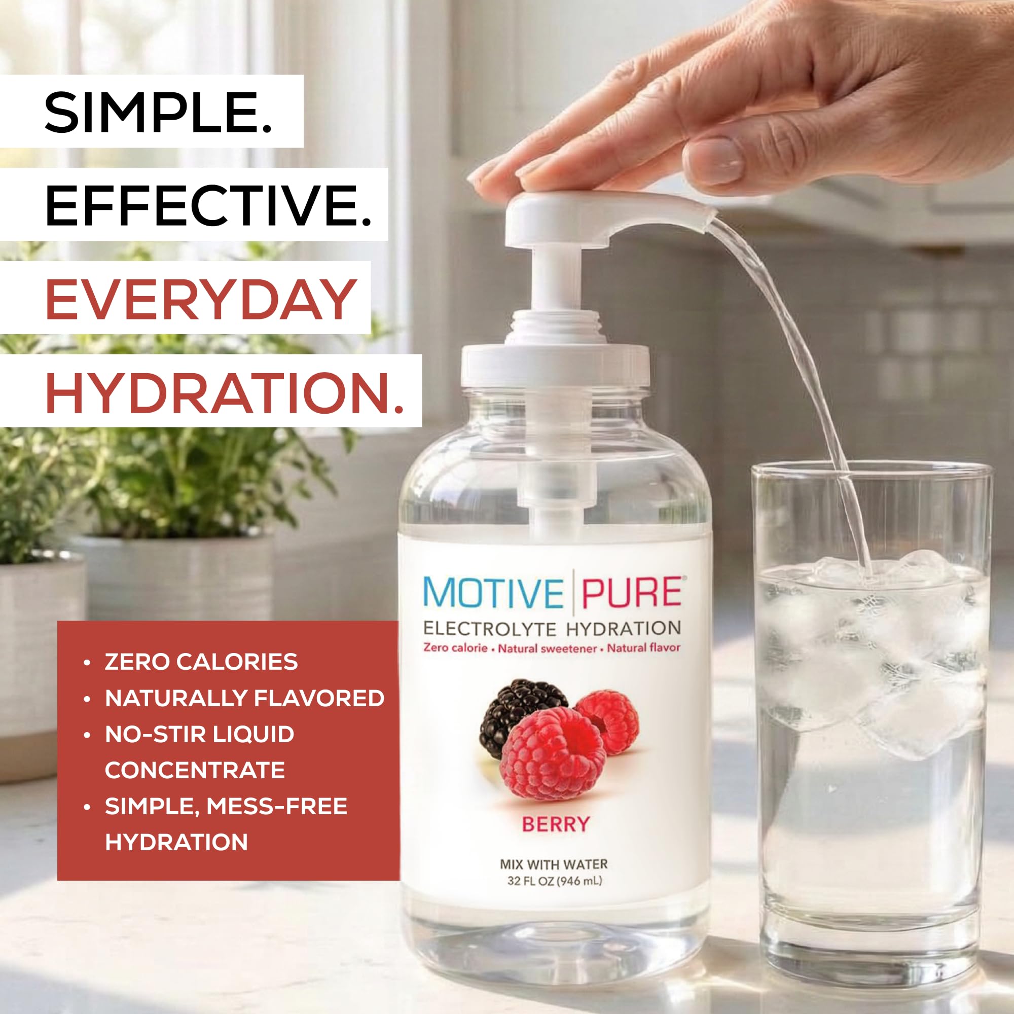 MOTIVE PURE primer plano de la bomba dosificadora para aplicación precisa y limpia
