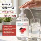MOTIVE PURE primer plano de la bomba dosificadora para aplicación precisa y limpia
