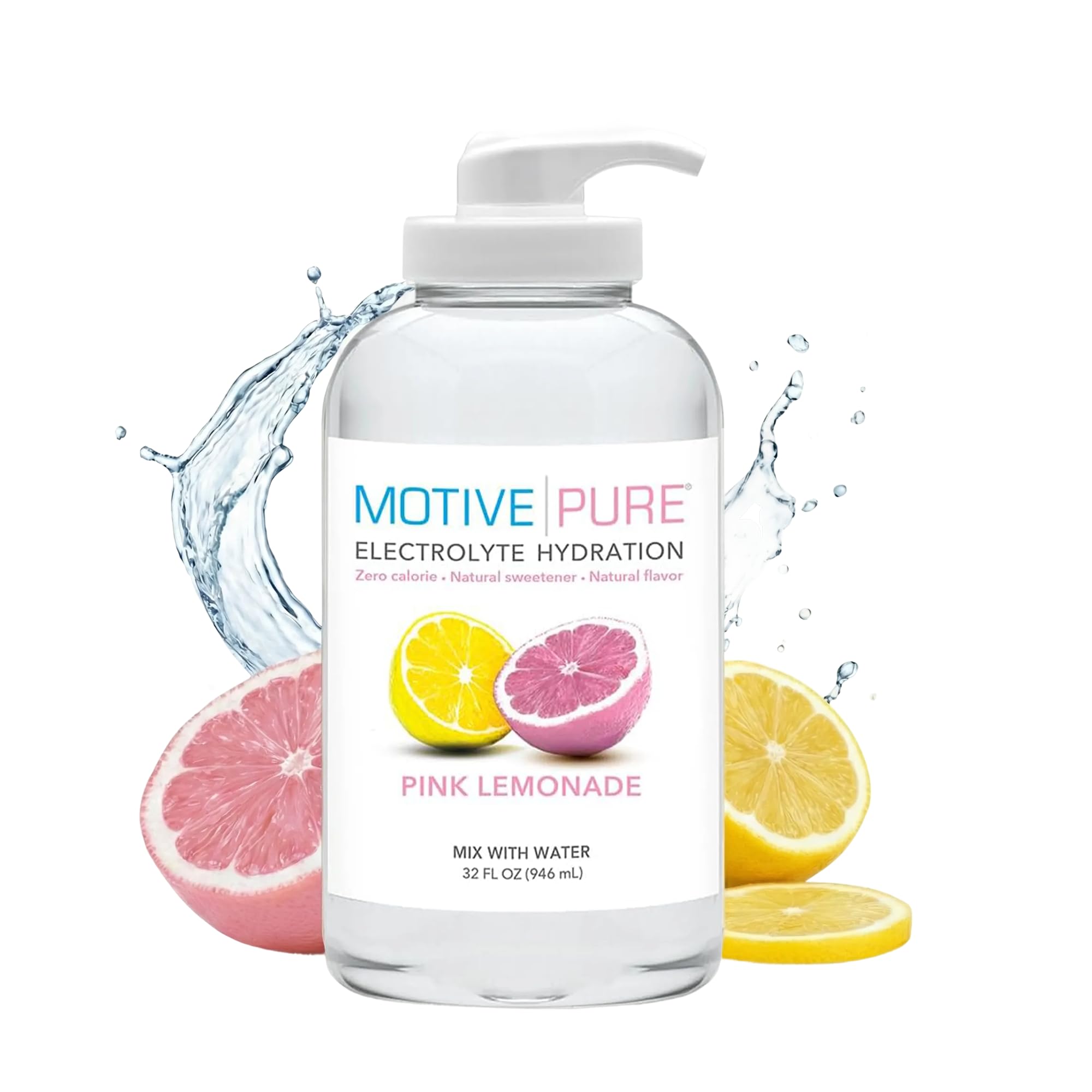 MOTIVE PURE uso en escena deportiva hidratación conveniente al aire libre