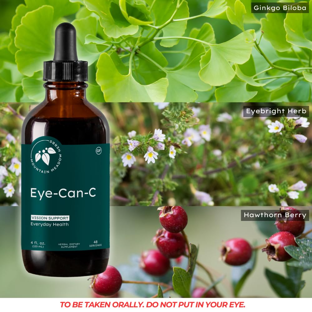 Mountain Meadow Herbs composición de hierbas (bilberry, ginkgo, eufrasia) beneficiando nutrición ocular