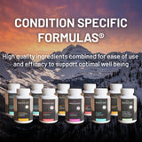 Mountain Peak Nutritionals etiqueta con lista de ingredientes y recomendaciones de uso