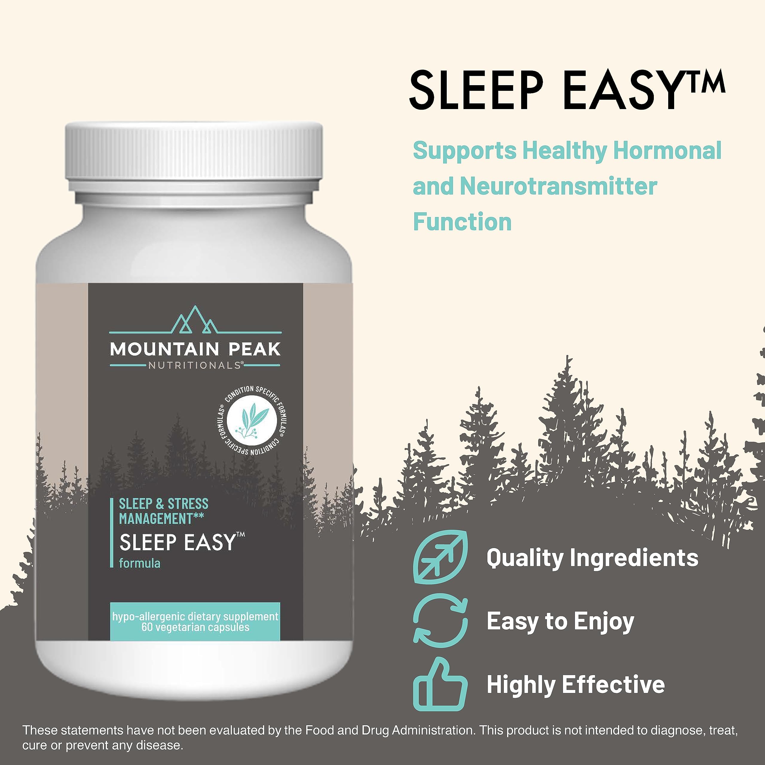 Mountain Peak Nutritionals cápsulas en mano que sugieren dosificación fácil