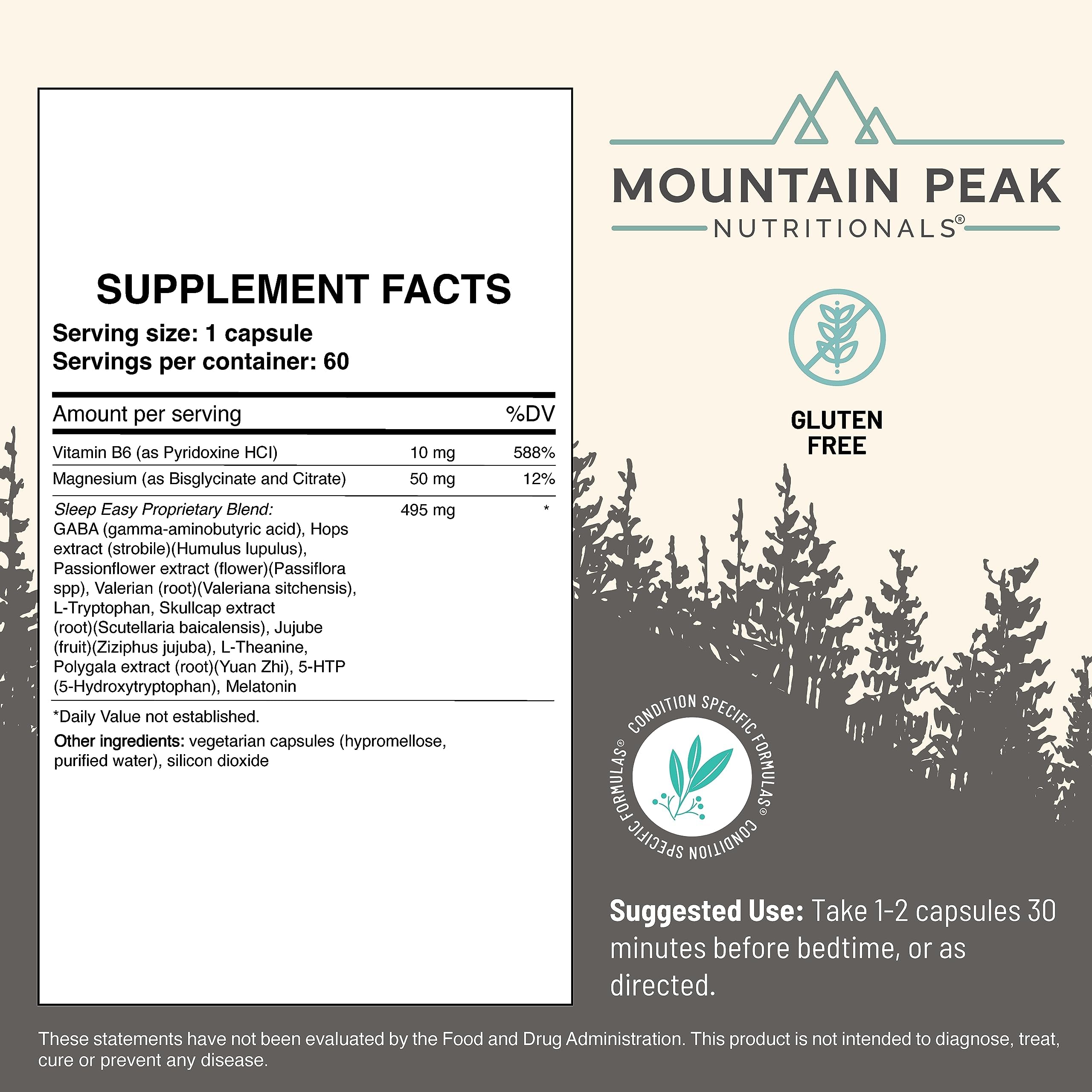 Mountain Peak Nutritionals detalle de la textura de la cápsula para confianza