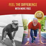 Move Free cápsula en mano ilustrando uso diario y dosificación