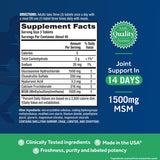 Move Free etiqueta nutricional en primer plano resaltando ingredientes clave y transparencia