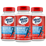 Move Free frente del empaque mostrando el pack triple y beneficios clave