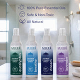 MOXE comparación tamaño 2oz portátil ideal para viaje