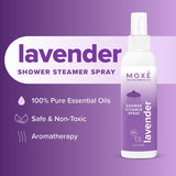 MOXE detalle de textura del líquido para aroma natural y puro