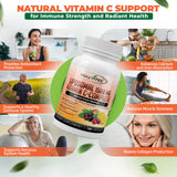 MoxyVites etiqueta con lista de ingredientes clave y beneficios visibles