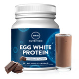 MRM empaque frontal mostrando proteína de clara de huevo y claridad de ingredientes