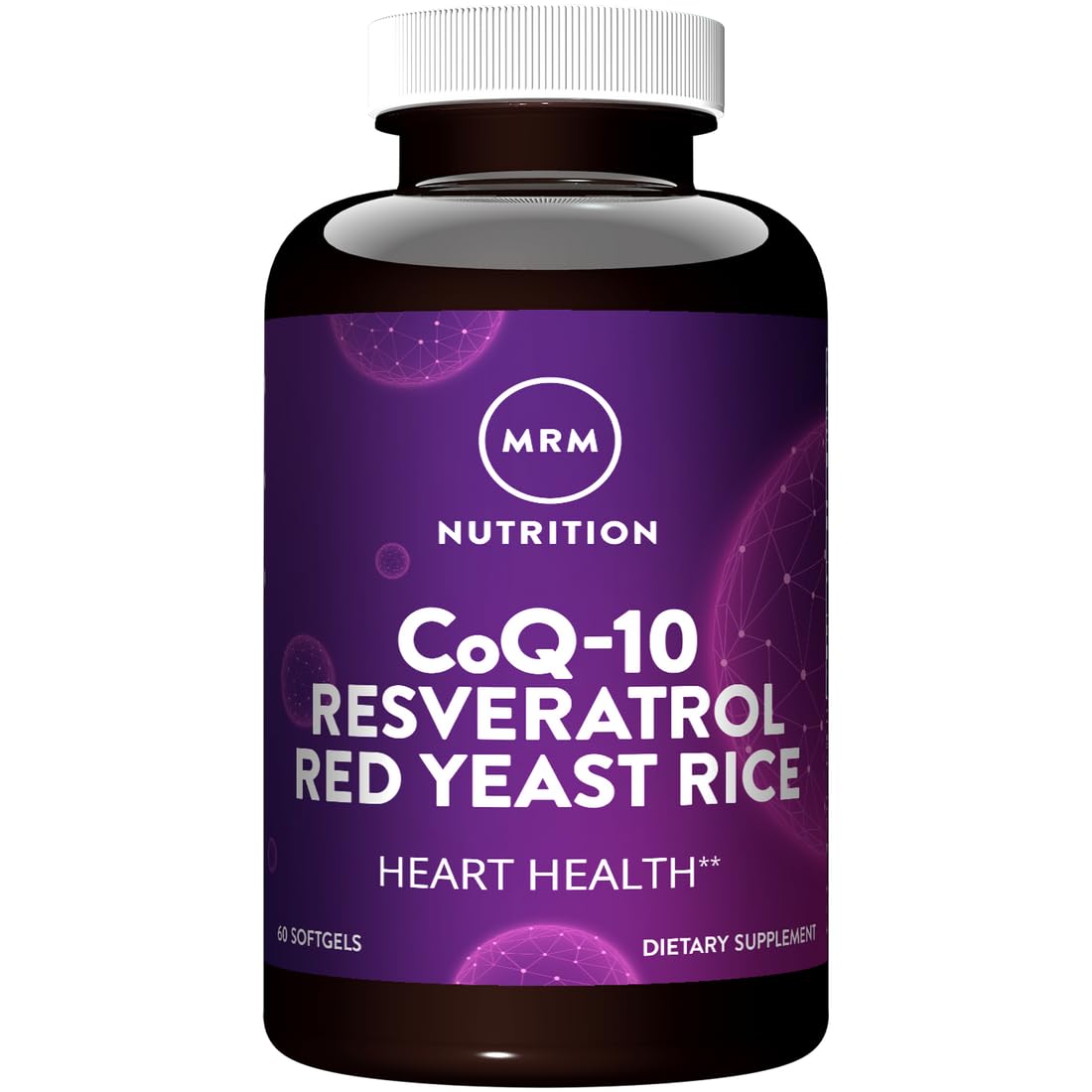 MRM frente del envase mostrando fórmula triple para apoyo cardiovascular