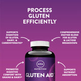MRM Gluten-Aid cápsula en mano para comparar escala y dosificación práctica