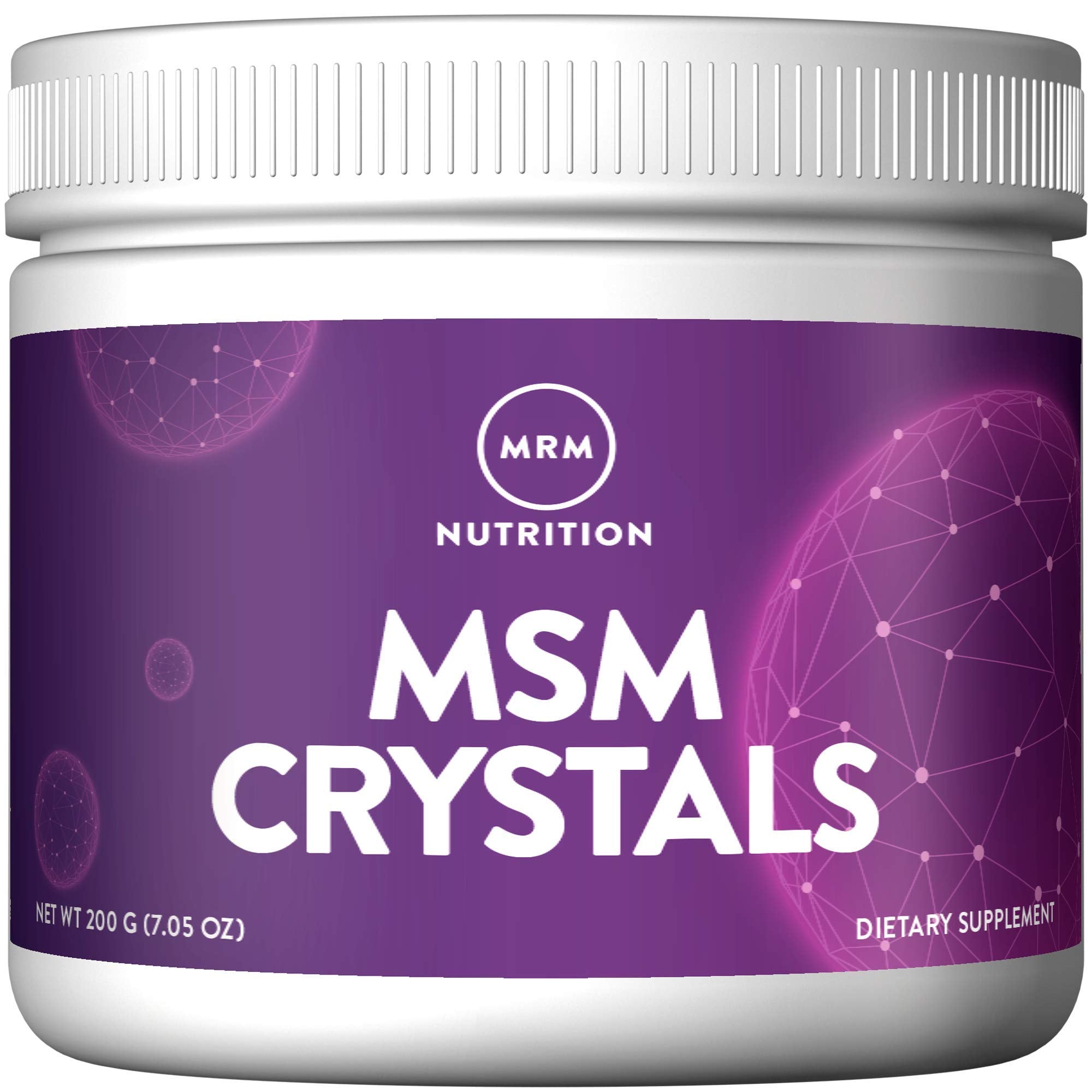 MRM frasco frontal del producto con diseño claro y beneficios visibles