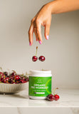 MRM detalle de cereza negra para sabor natural y experiencia agradable