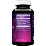 MRM resveratrol cápsula en mano, textura y tamaño para dosificación diaria