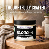 MRS. HEMP aplicación en manos que aporta hidratación inmediata y confort