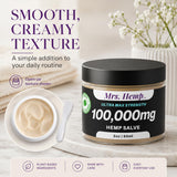 Mrs. Hemp tarro dentro de bolso de viaje para cuidado corporal inmediato