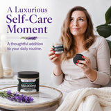 Mrs. Hemp etiqueta legible con detalles del producto y apariencia premium